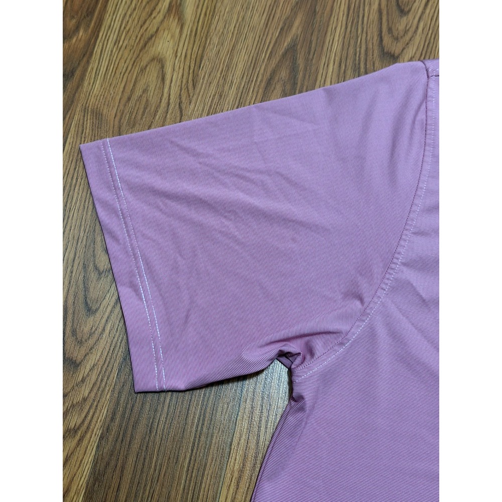 FootJoy Polo Mens Large Performance Golf Stretch Pink Embroidered Logo - Picture 5 of 12
